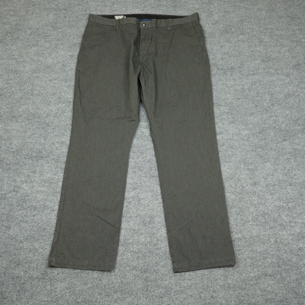 Volcom Pants Men 42x32 Gray Straight Leg Chino Skate Streetwear